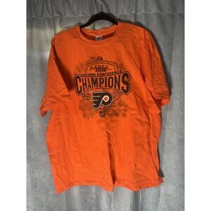 2010 Philadelphia Flyers Eastern Conference Champions T Shirt XL Orange